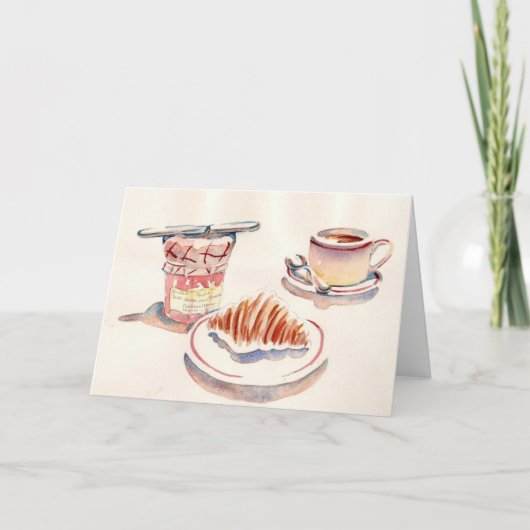 Carte Petit Dejeuner de Paris (Devant)