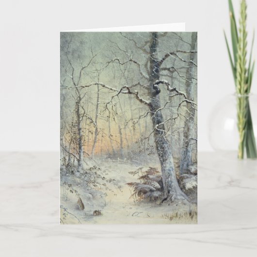 Carte Petit déjeuner d'hiver (Devant)