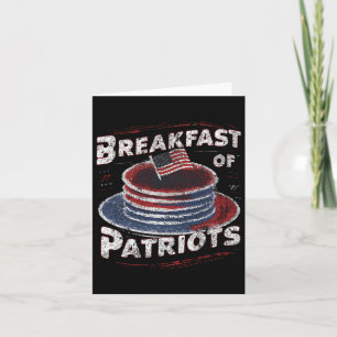 Carte Petit-Déjeuner Patriots Pancake American Cake 4ème