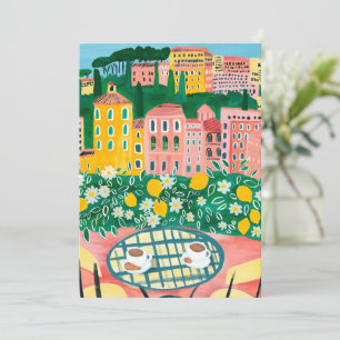 Carte Petit déjeuner sur la terrasse Peinture de ville f