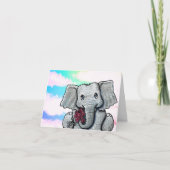 Carte petit éléphant (Devant)