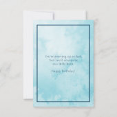 Carte Petit éléphant Joyeux Anniversaire Petit-fils spéc (Dos)