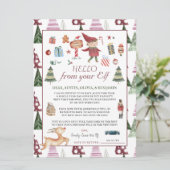 Carte Petit Elf | Kids Christmas Elf Hello Lettre (Debout devant)
