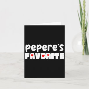 Carte Petit-enfant préféré de Pepere drôle fête des mère