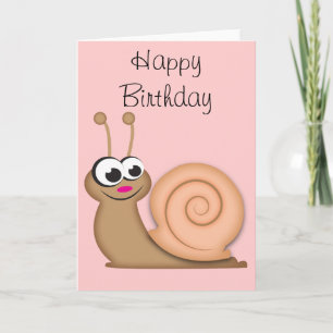 Carte Petit escargot de dessin