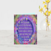 Carte Petit "et le peuple s'assoit encore" (Fleur jaune)