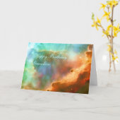 Carte Petit-fils d'anniversaire - secteur élargi de (Fleur jaune)