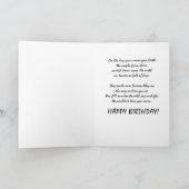 Carte Petit-fils de joyeux anniversaire (Intérieur)