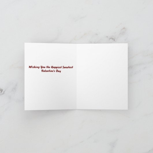 Carte Petit-fils Joyeuse Saint-Valentin (Intérieur)