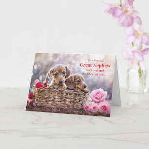 Carte Petit-fils ou arrière-neveu Joyeuse Saint-Valentin