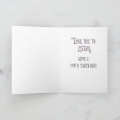 Carte Petit-fils Préado Tween Pizza Pensée pour toi (Intérieur)