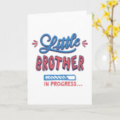 Carte Petit frère en cours (Fleur jaune)