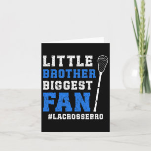 Carte Petit Frère Lacrosse Frère D'Une Lacrosse Jouer