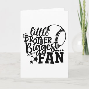 Carte Petit Frère Le Plus Grand Fan Baseball