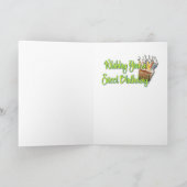 Carte Petit gâteau d'anniversaire - Airedale (Intérieur)