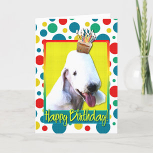 Carte Petit gâteau d'anniversaire - Bedlington