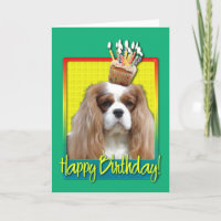 Petit gâteau d'anniversaire - cavalier - Blenheim