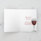 Carte petit gâteau dans la chaussure rouge de talon haut (Intérieur)