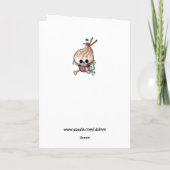 Carte Petit gâteau doux de crâne (Dos)