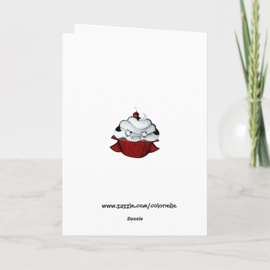 Carte Petit gâteau doux de vampire (Dos)