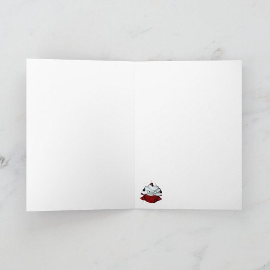 Carte Petit gâteau doux de vampire (Intérieur)