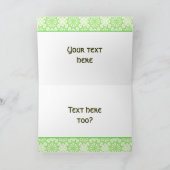 Carte Petit gâteau mignon de Jour de la Saint Patrick de (Intérieur)