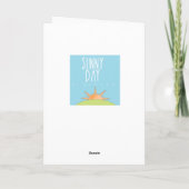 Carte Petit gâteau mignon de joyeux anniversaire (Dos)