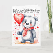 Carte Petit koala joyeux Joyeux Anniversaire (Devant)