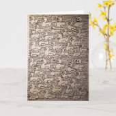 Carte Petit laboratoire de Corey Pattern Repeat Annivers (Fleur jaune)