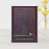 Carte Petit mais non insignifiant (Fleur jaune)