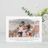 Carte Petit Mariage Photo Mariage en Elopement (Debout devant)