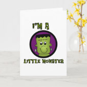 Carte Petit Monster Halloween Tshirts et cadeaux (Fleur jaune)
