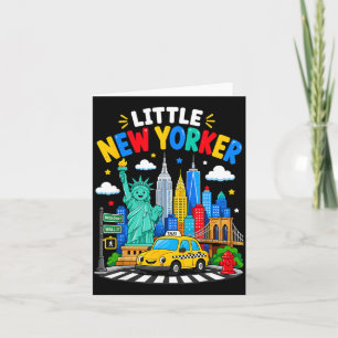 Carte Petit New Yorker Cité Taxi Skyline