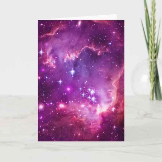 Carte Petit Nuage de Magellan teinté de pourpre (Devant)