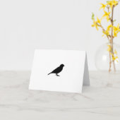CARTE PETIT OISEAU (Fleur jaune)