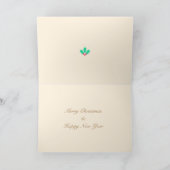 Carte Petit oiseau mignon de Noël (Intérieur)