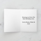 Carte Petit ours de panda endormi | Joyeux anniversaire (Intérieur)