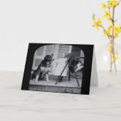 Carte Petit photographe et son cru de St Bernard (Fleur jaune)
