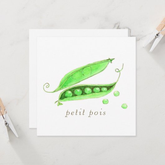 Carte Petit Pois (Devant/Arrière en situation)