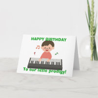 Petit Prodigue Vœu d'anniversaire Clavier de Piano