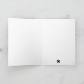 Carte "Petit somme de chat " (Intérieur)