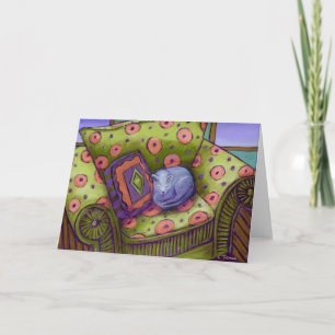 Carte Petit somme de chat