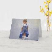 Carte Petit voyageur (Fleur jaune)