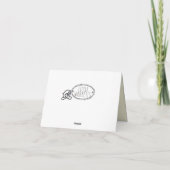 Carte petit wobblie fête des mères heureuses (Dos)