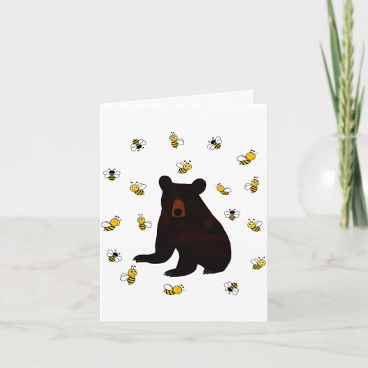Carte Petite abeille au miel (Devant)
