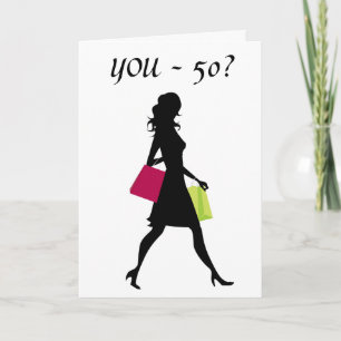 Carte PETITE AMIE U SHOP COMME TON 21=50e ANNIVERSAIRE