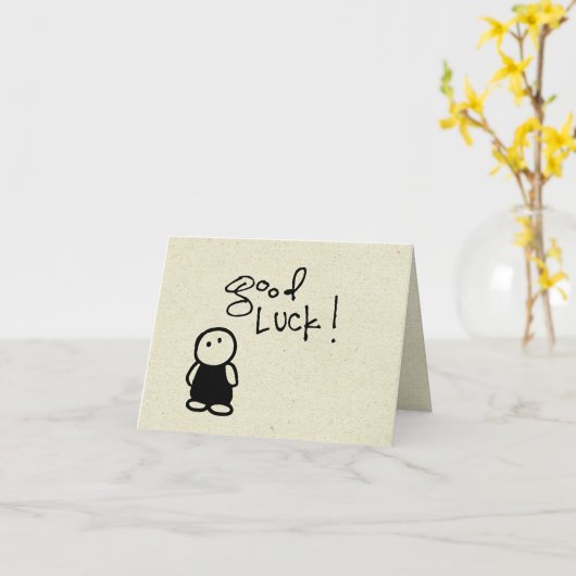 Carte petite bonne chance des IWW (Fleur jaune)