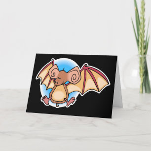 Carte Petite chauve-souris Brown