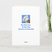 Carte Petite chèvre de bébé mignonne Anniversaire (Dos)