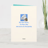 Carte Petite chèvre inquiète, ça va bien (Dos)